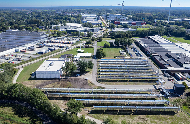 Avery Dennison, a leading global packaging and materials manufacturer, today commissioned Europe’s largest Concentrated Solar Thermal (CST) platform and Thermal Storage unit at its production plant in Turnhout, Belgium.