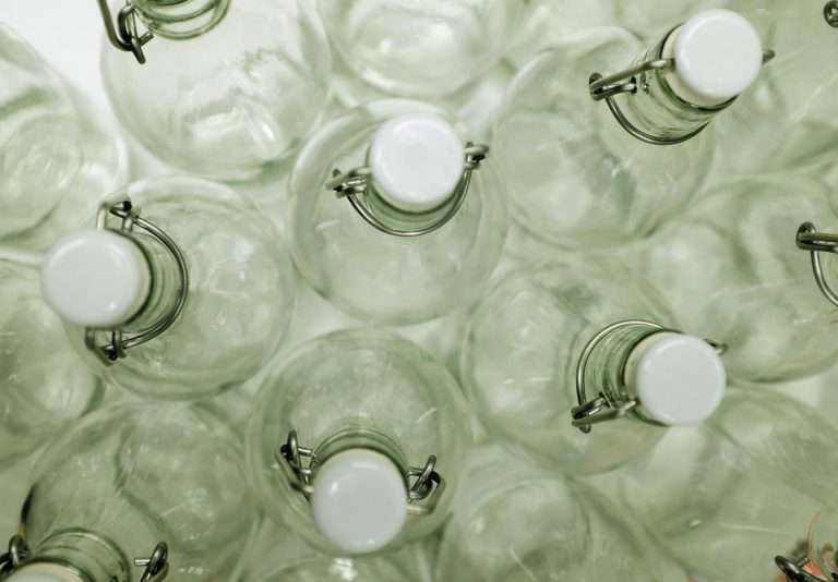 Glasindustrie: Flaschenherstellung